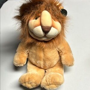 Vtg Polar Puff Dumplings 24K Lion Plush